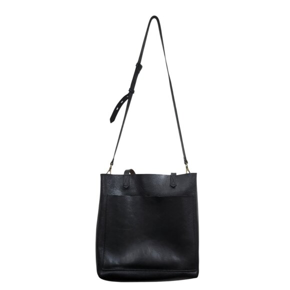 Madewell Medium Transport Tote in Black Pebbled Leather - Picture 2 of 16